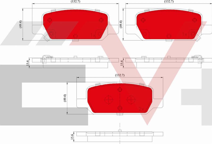 ALLIED NIPPON AEV33495 - Set placute frana,frana disc aaoparts.ro
