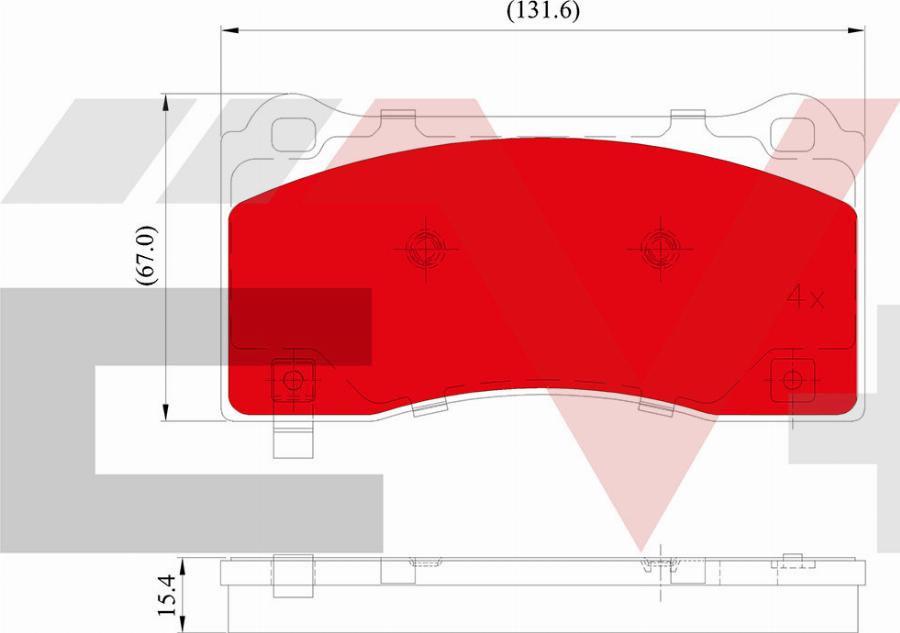 ALLIED NIPPON AEV33496 - Set placute frana,frana disc aaoparts.ro