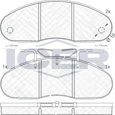 ANDEL 140560 - Set placute frana,frana disc aaoparts.ro