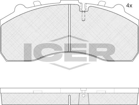 ANDEL 151194 - Set placute frana,frana disc aaoparts.ro
