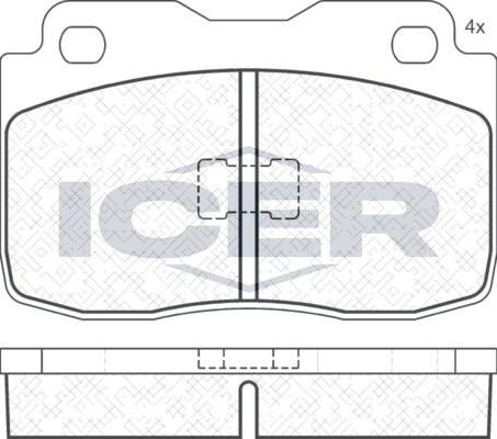 ANDEL 180473 - Set placute frana,frana disc aaoparts.ro