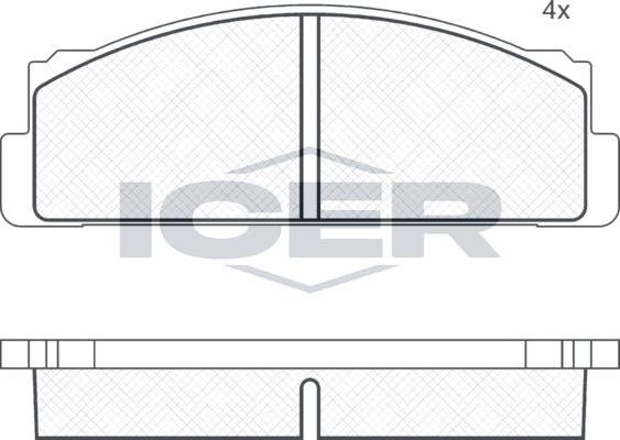 ANDEL 180068 - Set placute frana,frana disc aaoparts.ro