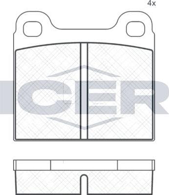 ANDEL 180169 - Set placute frana,frana disc aaoparts.ro