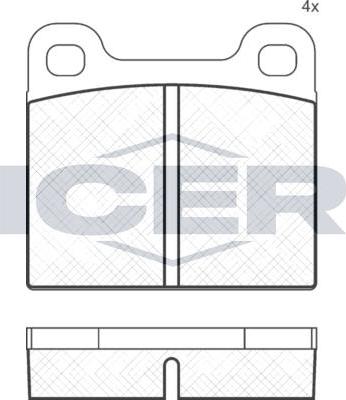 ANDEL 180162 - Set placute frana,frana disc aaoparts.ro