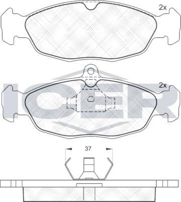 ANDEL 180858 - Set placute frana,frana disc aaoparts.ro