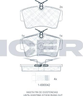 ANDEL 180815-700 - Set placute frana,frana disc aaoparts.ro