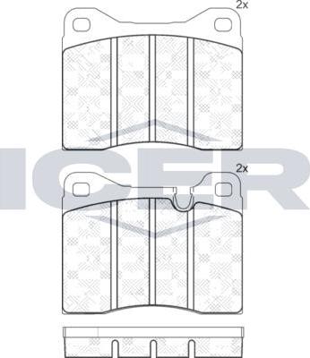 ANDEL 180304 - Set placute frana,frana disc aaoparts.ro