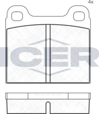 ANDEL 180221 - Set placute frana,frana disc aaoparts.ro