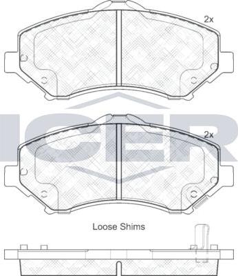 ANDEL 181908 - Set placute frana,frana disc aaoparts.ro