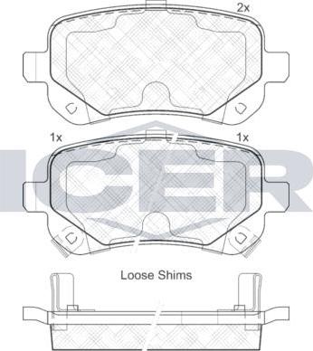 ANDEL 181910 - Set placute frana,frana disc aaoparts.ro