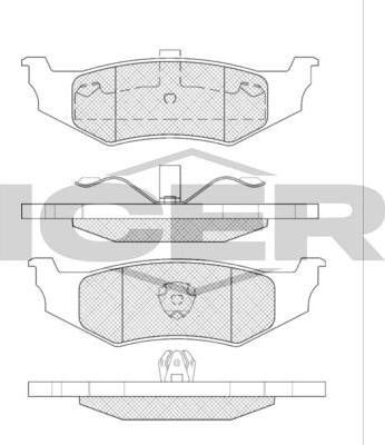 ANDEL 181114 - Set placute frana,frana disc aaoparts.ro