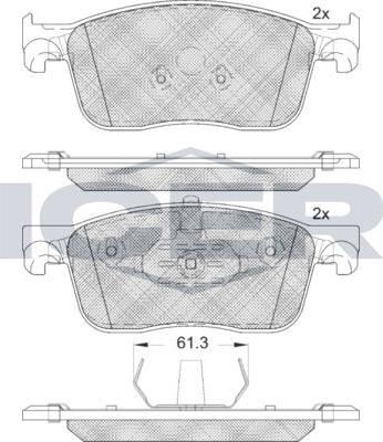 ANDEL 182297 - Set placute frana,frana disc aaoparts.ro