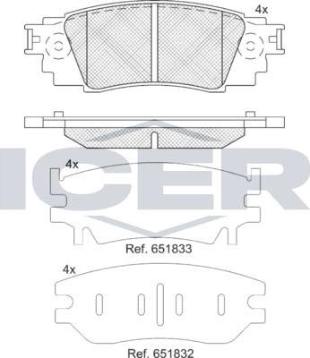 ANDEL 182262 - Set placute frana,frana disc aaoparts.ro