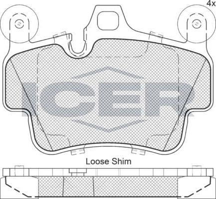 ANDEL 182204 - Set placute frana,frana disc aaoparts.ro