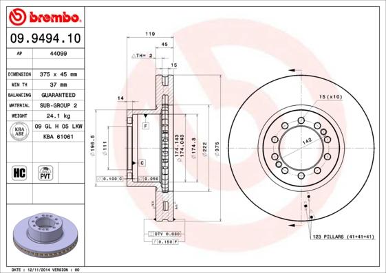 AP 44099 - Disc frana aaoparts.ro