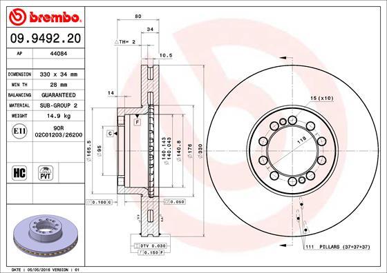AP 44084 - Disc frana aaoparts.ro