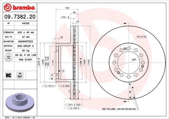 AP 44038 - Disc frana aaoparts.ro