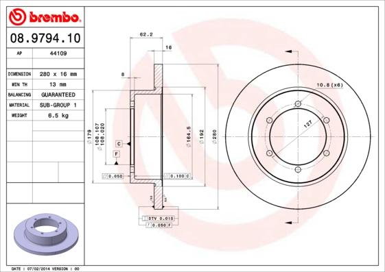 AP 44109 - Disc frana aaoparts.ro