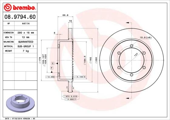 AP 44114 - Disc frana aaoparts.ro