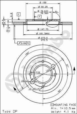 AP 19200 - Disc frana aaoparts.ro