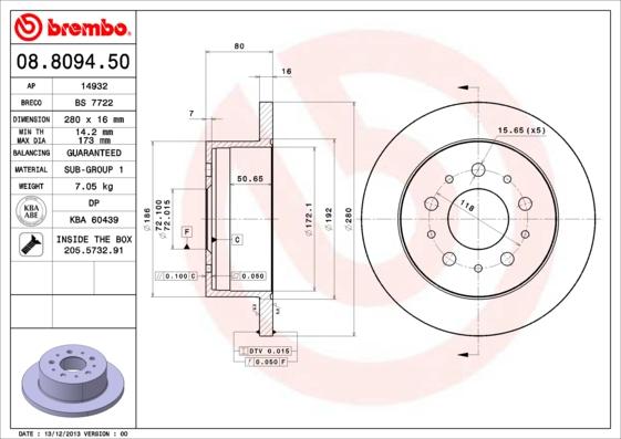 AP 14932 - Disc frana aaoparts.ro