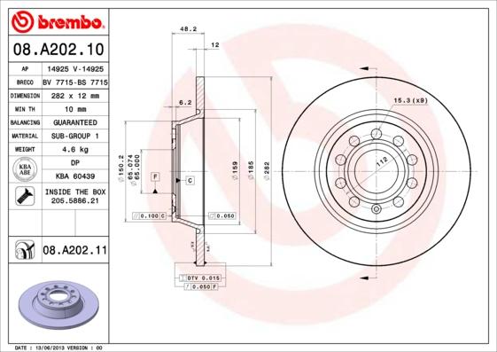 AP 14925 - Disc frana aaoparts.ro