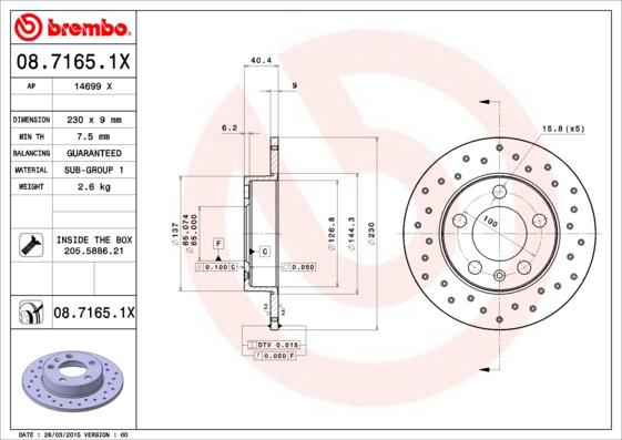 AP 14699 X - Disc frana aaoparts.ro