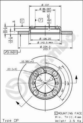 AP 14685 - Disc frana aaoparts.ro