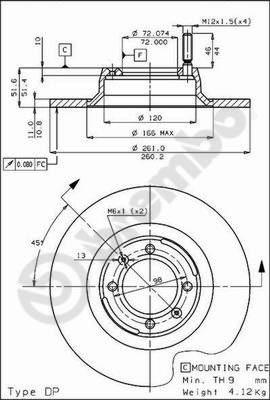 AP 14058 - Disc frana aaoparts.ro