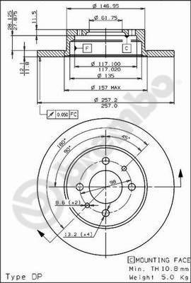 AP 14107 - Disc frana aaoparts.ro