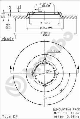 AP 14115 - Disc frana aaoparts.ro