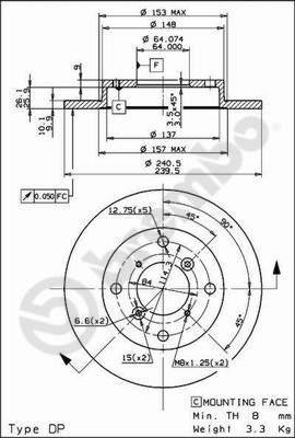 AP 14816 - Disc frana aaoparts.ro