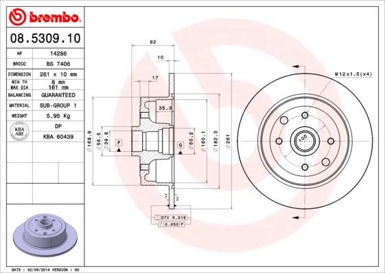 AP 14286 - Disc frana aaoparts.ro