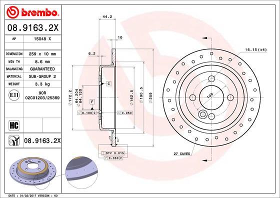 AP 15048 X - Disc frana aaoparts.ro