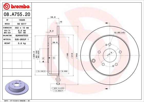AP 15025 - Disc frana aaoparts.ro