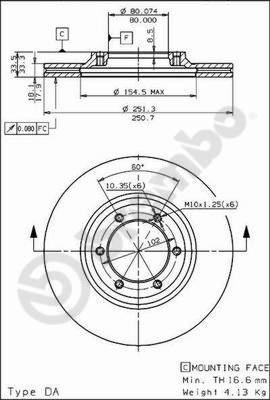 AP 24425 - Disc frana aaoparts.ro