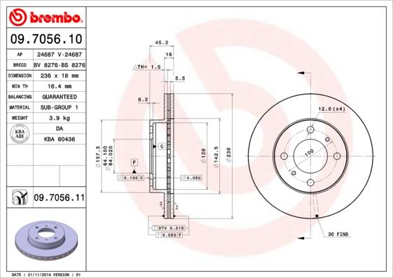 AP 24687 - Disc frana aaoparts.ro
