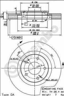 AP 24880 - Disc frana aaoparts.ro