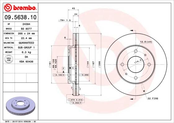 AP 24394 - Disc frana aaoparts.ro