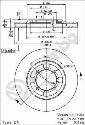 AP 24341 - Disc frana aaoparts.ro