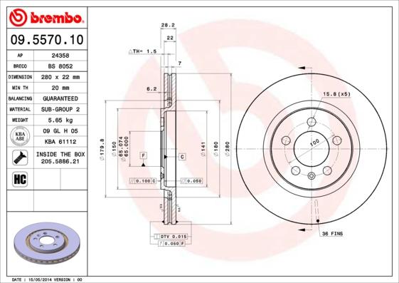 AP 24358 - Disc frana aaoparts.ro