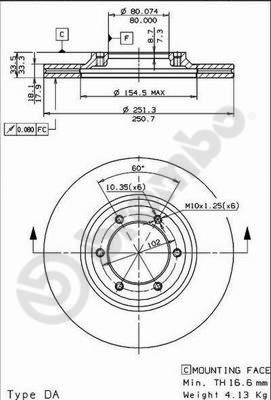 AP 24325 - Disc frana aaoparts.ro