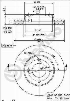 AP 24298 - Disc frana aaoparts.ro