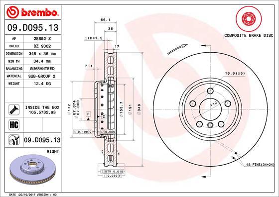 AP 25692 Z - Disc frana aaoparts.ro