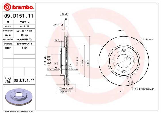 AP 25665 V - Disc frana aaoparts.ro