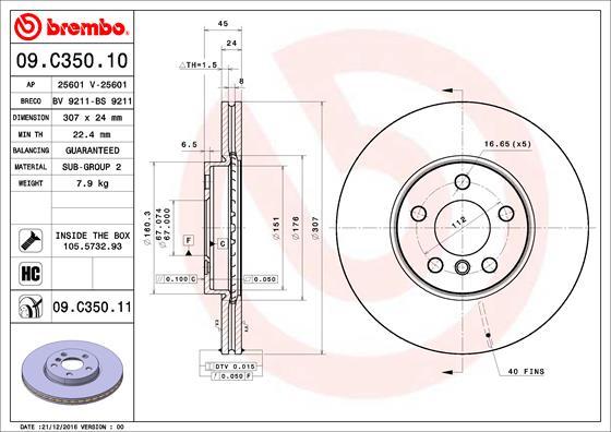 AP 25601 V - Disc frana aaoparts.ro