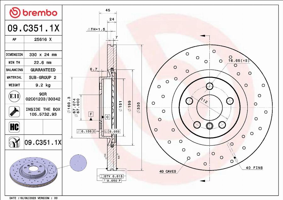 AP 25616 X - Disc frana aaoparts.ro
