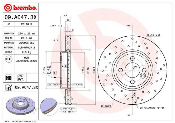 AP 25116 X - Disc frana aaoparts.ro