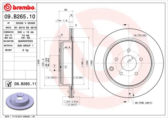 AP 25306 V - Disc frana aaoparts.ro