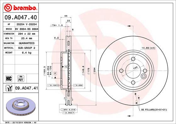 AP 25254 - Disc frana aaoparts.ro